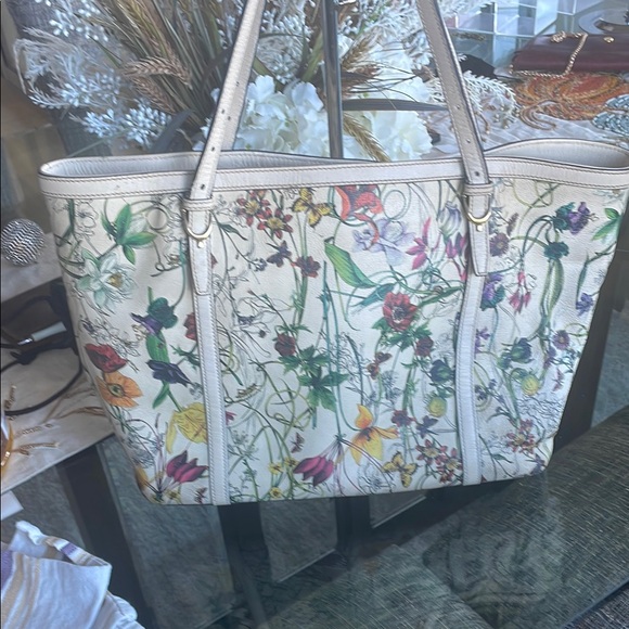 Gucci Floral Tote Bag - Picture 1 of 5